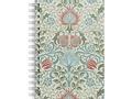 BURDE Spiralbok BURDE A5 Flowers blå/grønn