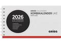 GRIEG Kombikalender GRIEG 2026 spiral