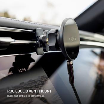 FIXED MagRound2 15W Telefonholder til ventilationsgaller (FIXMRO2-BK)