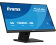 IIYAMA a ProLite T2454MSC-B3AG - LED monitor - 24" (23.8" viewable) - touchscreen - 1920 x 1080 Full HD (1080p) @ 83 Hz - IPS - 300 cd/m² - 1000:1 - 4 ms - HDMI, DisplayPort - speakers - matte black
