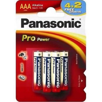 PANASONIC Pro Power Aaa 4+2 Single-Use  (LR03PPG/6BP 4+2F)