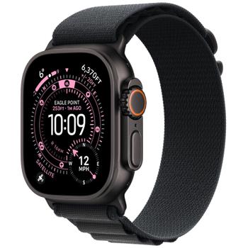 APPLE Watch Ultra 3GPS + Cellular?49mm?Black Titanium Case with Black Alpine Loop - Small (MF0Q4KS/A)