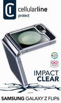 CELLULAR LINE CL Impact Case Flip7 FE/Flip 6 CLEAR (MPACTCGALZFLIP6T)