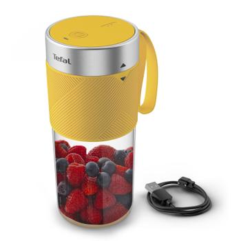 TEFAL Lightmix BL1C0230 blender 0,3 L Bærbar blender Rustfrit stål, Transparent,  Gul (BL1C0230)