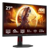 AOC Q27G4SRU 27" QHD 320Hz 1ms, Fast IPS, G-Sync, DisplayHDR 400, 1x DisplayPort 1.4, 2x HDMI 2.1, USB-hub (Q27G4SRU)