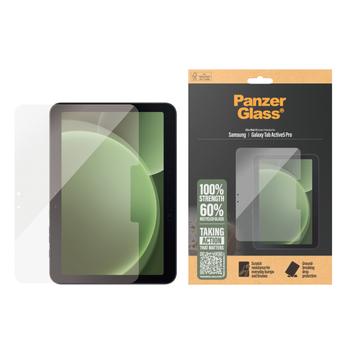 PanzerGlass Galaxy Tab Active5 Pro Skärmskydd Tillverkad av 60 % återvunnet glas, reptålig och stöttålig,  Ultra-Wide Fit (PG59723)