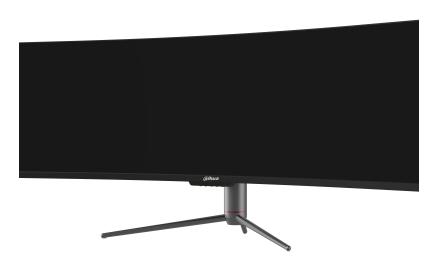 DAHUA LM49-EW410CA - 5120x1440 (DQHD) 120Hz VA 65W USB-C Dock Curved DisplayPort HDMI (DHI-LM49-EW410CA)