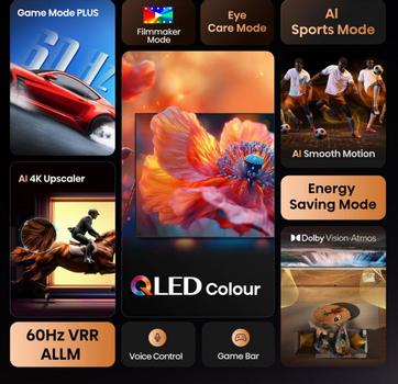 HISENSE 85E77Q 215cm 85" 4K QLED Smart (85E77Q)