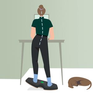 LEITZ Ergo Active balancebræt (65870089)