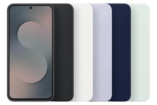 SAMSUNG Galaxy S25 FE Silikonskal (svart) Elegant design med mjuk känsla, tillverkad av återvunnet material (EF-PS731CBEGWW)