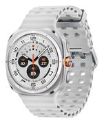 SAMSUNG Galaxy Watch Ultra 3,81 cm (1.5) AMOLED 47 mm Digital 480 x 480 pixel Berøringsskærm 4G Titanium, Hvid Wi-Fi GPS (satellit)