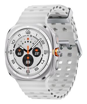 Samsung Galaxy Watch Ultra 3,81 cm (1.5) AMOLED 47 mm Digital 480 x 480 pixel Berøringsskærm 4G Titanium, Hvid Wi-Fi GPS (satellit) (SM-L705FAW2EUE)