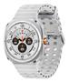 SAMSUNG Galaxy Watch Ultra 3,81 cm (1.5) AMOLED 47 mm Digital 480 x 480 pixel Berøringsskærm 4G Titanium, Hvid Wi-Fi GPS (satellit)