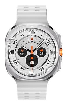 Samsung Galaxy Watch Ultra 3,81 cm (1.5) AMOLED 47 mm Digital 480 x 480 pixel Berøringsskærm 4G Titanium, Hvid Wi-Fi GPS (satellit) (SM-L705FAW2EUE)