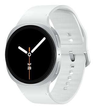 Samsung Galaxy Watch8 44mm 1.5" AMOLED Sølv Wi-Fi GPS (SM-L335FZSAEUE)