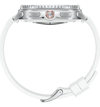 Samsung Galaxy Watch 8 Classic 3,3 cm (1.3) AMOLED 46 mm Digital 438 x 438 pixel Berøringsskærm 4G Sølv Wi-Fi GPS (satellit) (SM-L505FZWAEUE)