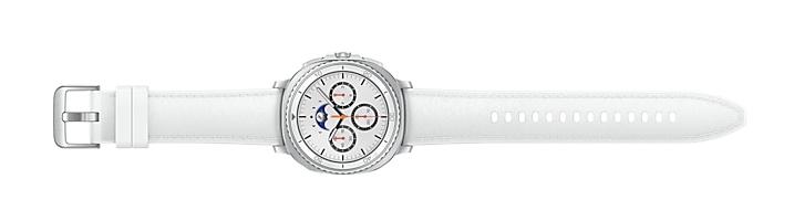 Samsung Galaxy Watch 8 Classic 3,3 cm (1.3) AMOLED 46 mm Digital 438 x 438 pixel Berøringsskærm 4G Sølv Wi-Fi GPS (satellit) (SM-L505FZWAEUE)