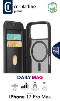 CELLULAR LINE CL Case Daily Mag IP17 Pro Max Black (DAILYMAGIPH17PRMK)