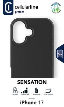 CELLULAR LINE CL Sensation Case IP17 Black (SENSATIONIPH17K)
