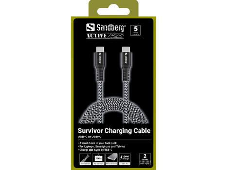 SANDBERG Survivor USB-C Cable 2M 100W (441-67)