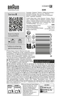 BRAUN Braun Series 8 ORIGINAL Barberhode-Refill 83M ORIGINALEN fra Braun (879743)