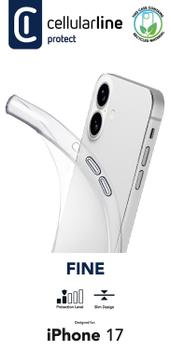 CELLULAR LINE CL Transparent Rubber Case Fine IP17 (FINECIPH17T)