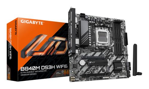 GIGABYTE B840M DS3H WiFi6            (B840, AM5, mATX, DDR5) (B840M DS3H WF6)
