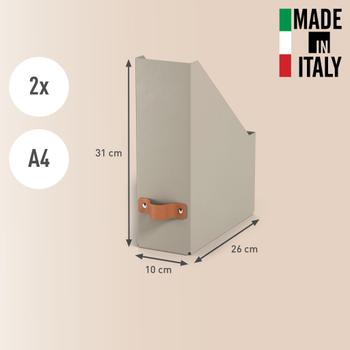 LEITZ Puro tidsskriftsamler 100x260x310mm beige (24710012)