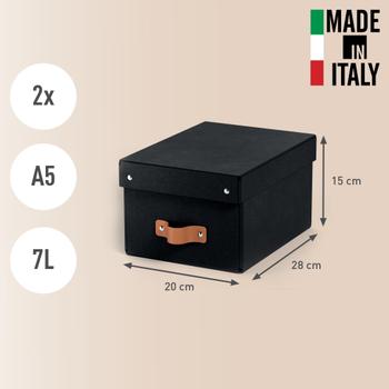 LEITZ L:Puro Förvaringslåda Liten 2st Svart (61470095)