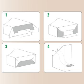 LEITZ Puro tidsskriftsamler 100x260x310mm beige (24710012)