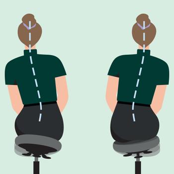 LEITZ Ergo Active arbeidskrakk med hjul og Wobble Comfort Sete (65770095)