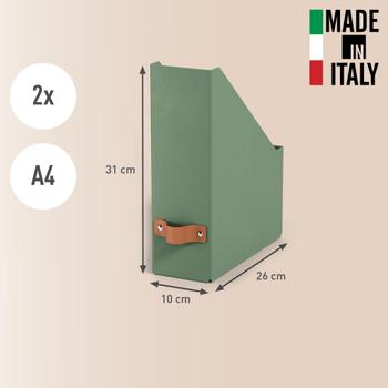 LEITZ Puro tidsskriftsamler 100x260x310mm grøn (24710050)