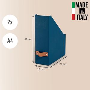 LEITZ Puro tidsskriftsamler 100x260x310mm mørkeblå (24710068)