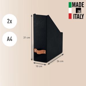 LEITZ Puro tidsskriftsamler 100x260x310mm sort (24710095)