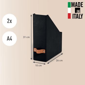 LEITZ Puro tidsskriftsamler 100x260x310mm sort (24710095)