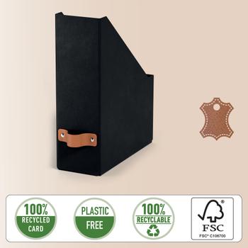 LEITZ Puro tidsskriftsamler 100x260x310mm sort (24710095)