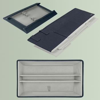 LEITZ Office-in-a-bag m lock Kompakt Grå (67240089)