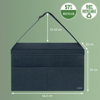 LEITZ Office-in-a-bag m lock Grå (67230089)