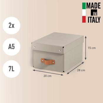 LEITZ L:Puro Förvaringslåda Liten 2st Beige (61470012)