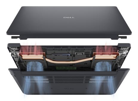 DELL Pro Max 16 MC16250 Intel Core Ultra 7 265H Mobiler Arbeitsplatz 40,6 cm (16") Full HD+ 16 GB DDR5-SDRAM 512 GB SSD NVIDIA RTX PRO 500 Blackwell Wi-Fi 7 (802.11be) Windows 11 Pro Deutsch Schwarz (H27KF)