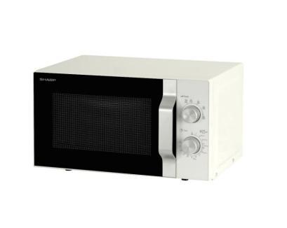 SHARP R204WA mikrobølgeovn Sølv, Hvid Solo mikroovn Bordplade 20 L 800 W (18102221)