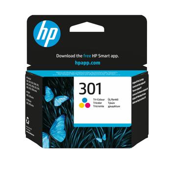 HP 301 - farge (cyan, magenta, gul) - original - blekkpatron (CH562EE#UUS)