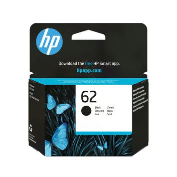 HP 62 - svart - original - blekkpatron (C2P04AE#UUS)