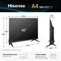 HISENSE 40A4Q 101,6 cm (40) Fuld HD Smart TV Wi-Fi Sort 200 cd/m² (40A4Q)