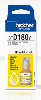BROTHER BTD180Y Yellow ink bottle, yield up to 5 000 pages (BTD180Y)
