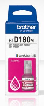 BROTHER BTD180M Magenta ink bottle, yield up to 5 000 pages (BTD180M)
