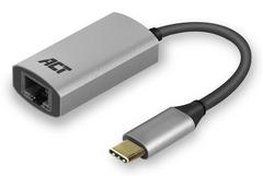 ACT AC7080 Netwerkadapter 15 cm Grijs USB-C naar Gigabit