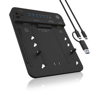 ICY BOX IB-2913MCL-C31 Docking Cloning     M2 NVMe SSD (60981)