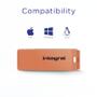 INTEGRAL 32Gb Usb2.0 Drive Neon Orange  (INFD32GBNEONOR)