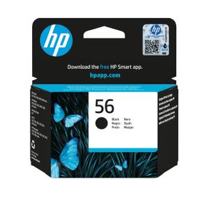 HP 56 Black (C6656AE) - Blækpatron Sort (C6656AE#UUS)